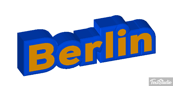Berlin Efecto de texto