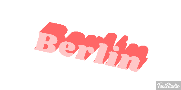 Berlin Efecto de texto