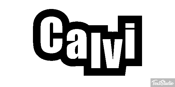 Calvi Text effect