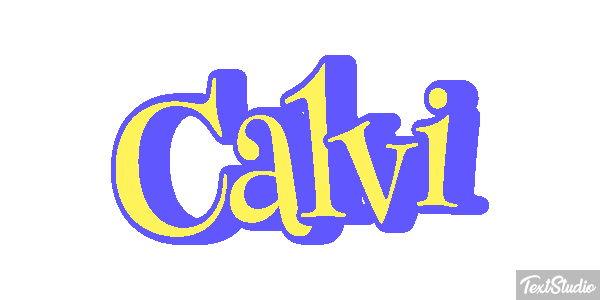 Calvi Text effect