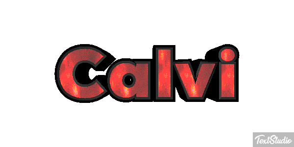 Calvi Text effect