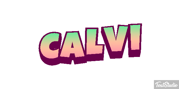 Calvi Text effect