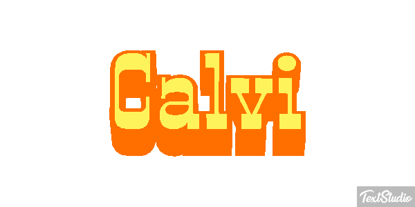 Calvi Text effect