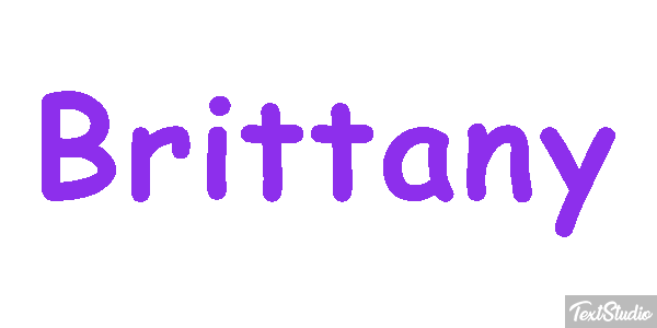 Brittany Tekst effect