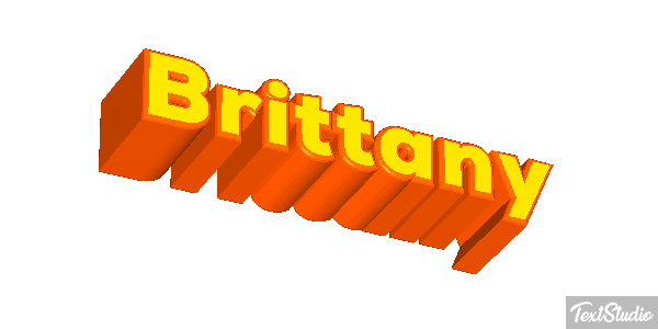 Brittany Tekst effect