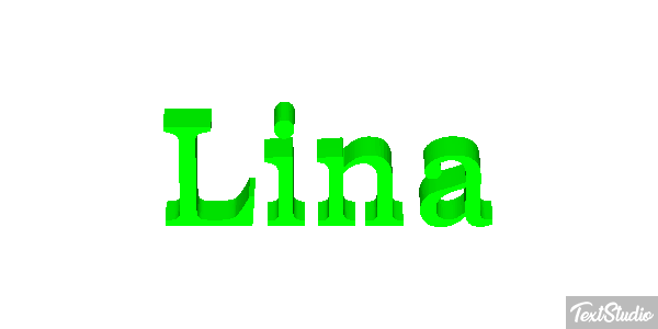 Lina Effetto testo