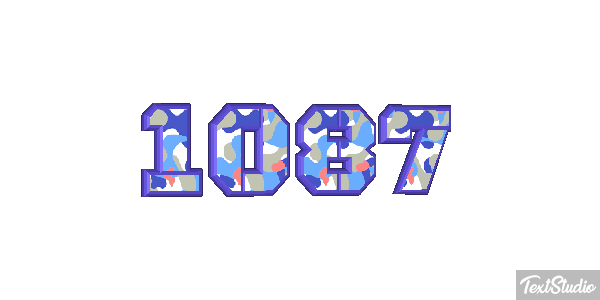 1087 Text effect