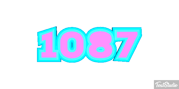 1087 Text effect