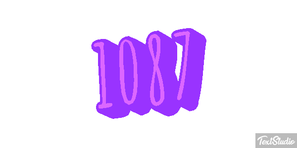 1087 Text effect