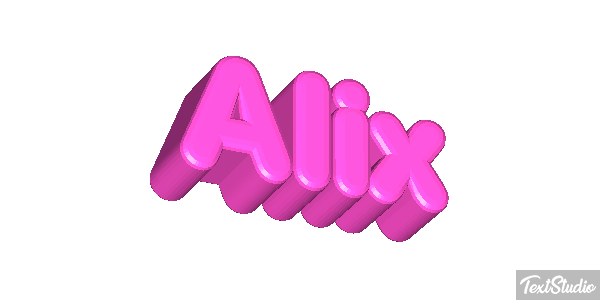 Alix Efecto de texto