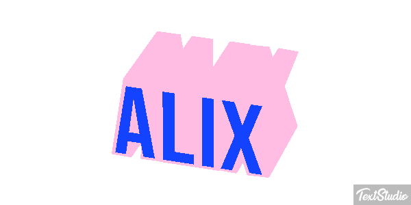 Alix Efecto de texto