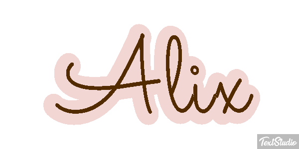 Alix Efecto de texto