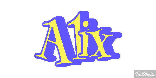 Alix Efecto de texto