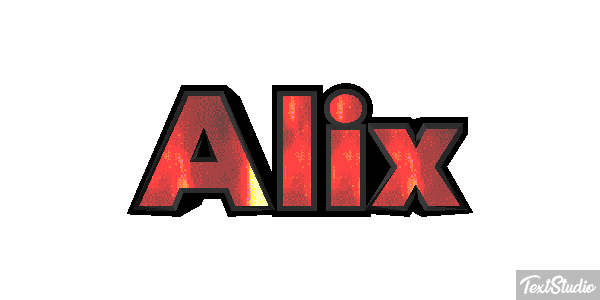 Alix Efecto de texto