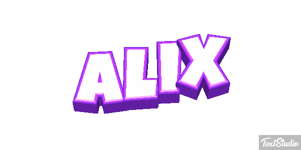 Alix Efecto de texto