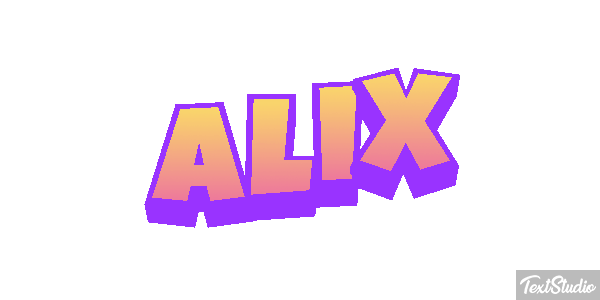Alix Efecto de texto