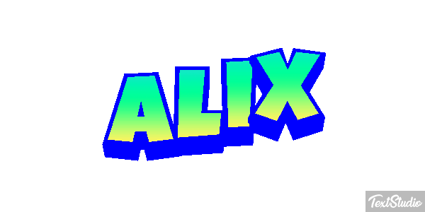 Alix Efecto de texto