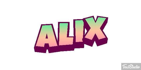 Alix Efecto de texto