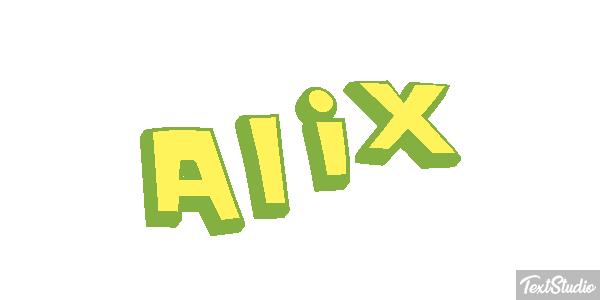 Alix Efecto de texto