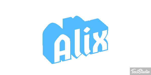 Alix Efecto de texto