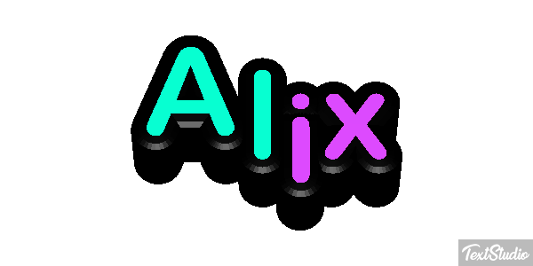 Alix Efecto de texto
