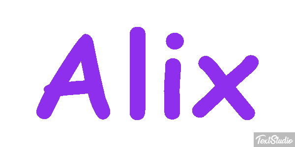 Alix Efecto de texto