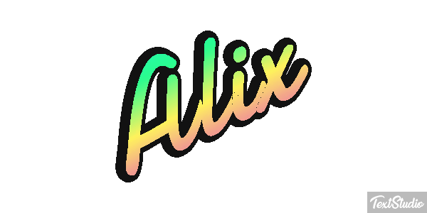 Alix Efecto de texto