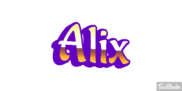 Alix Efecto de texto