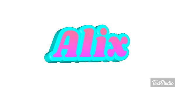 Alix Efecto de texto