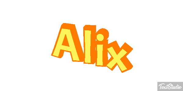 Alix Efecto de texto