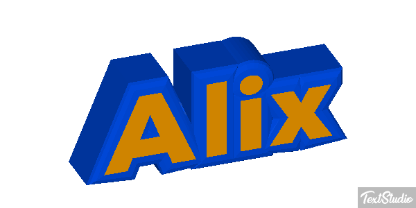 Alix Efecto de texto