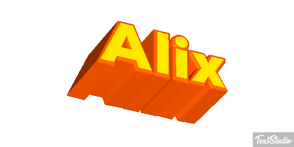 Alix Efecto de texto