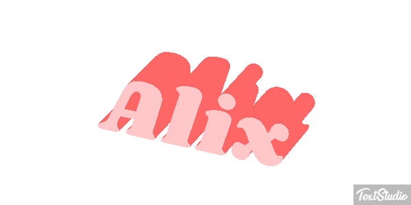 Alix Efecto de texto