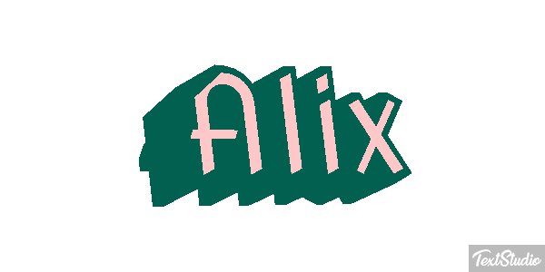Alix Efecto de texto