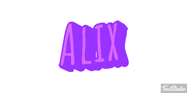 Alix Efecto de texto