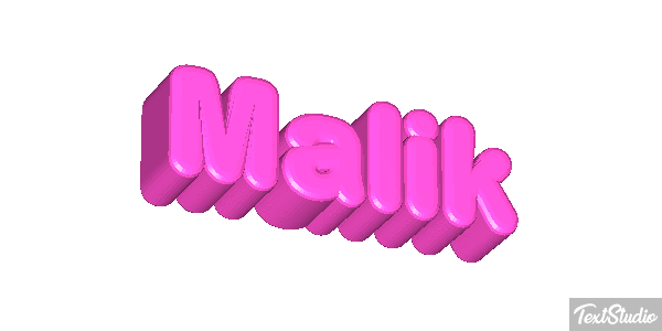 Malik Efecto de texto