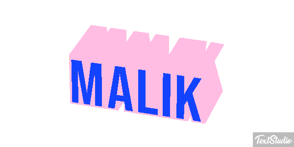 Malik Efecto de texto