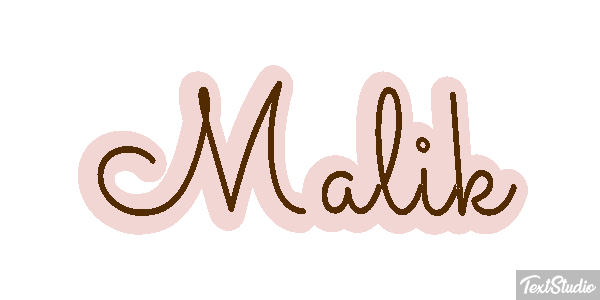 Malik Efecto de texto