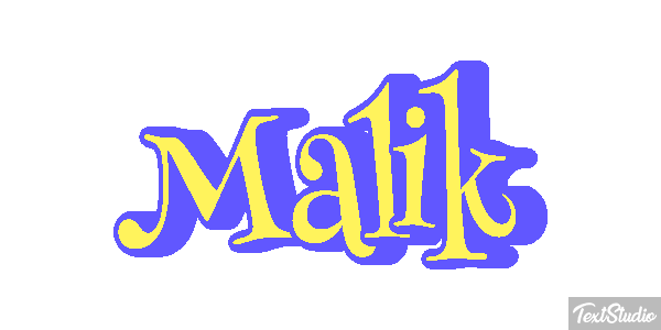 Malik Efecto de texto
