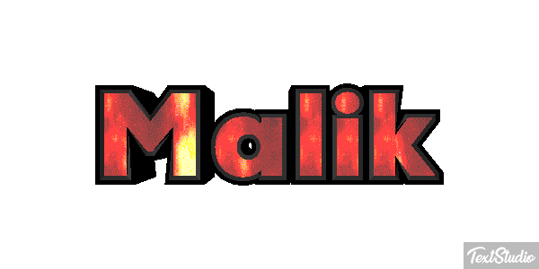 Malik Efecto de texto