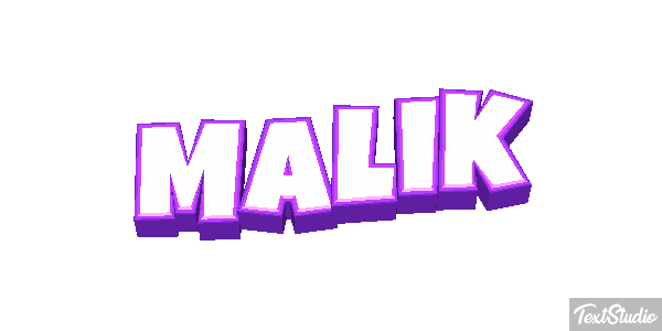 Malik Efecto de texto