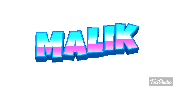Malik Efecto de texto