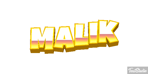 Malik Efecto de texto