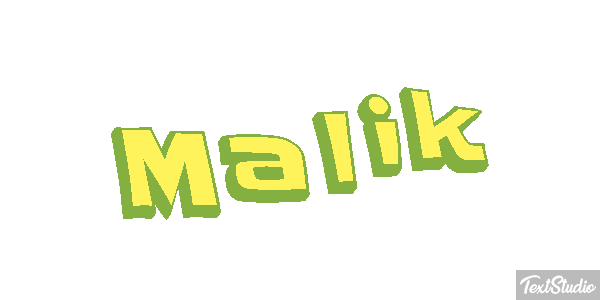 Malik Efecto de texto