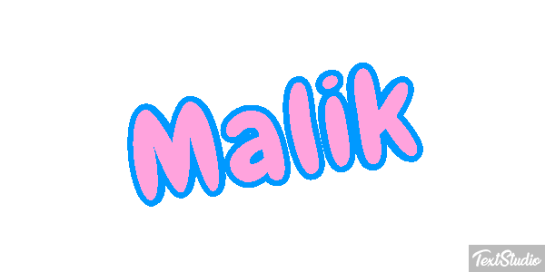 Malik Efecto de texto