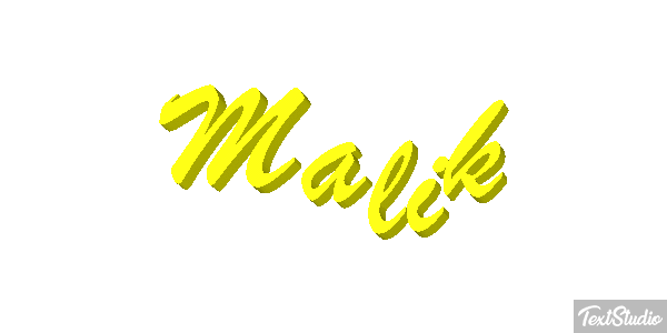 Malik Efecto de texto