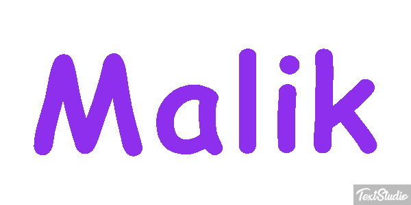 Malik Efecto de texto