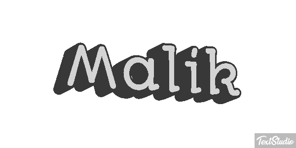 Malik Efecto de texto