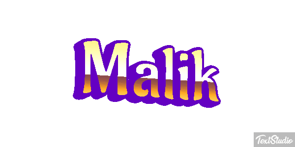 Malik Efecto de texto