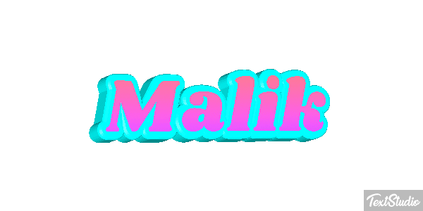 Malik Efecto de texto